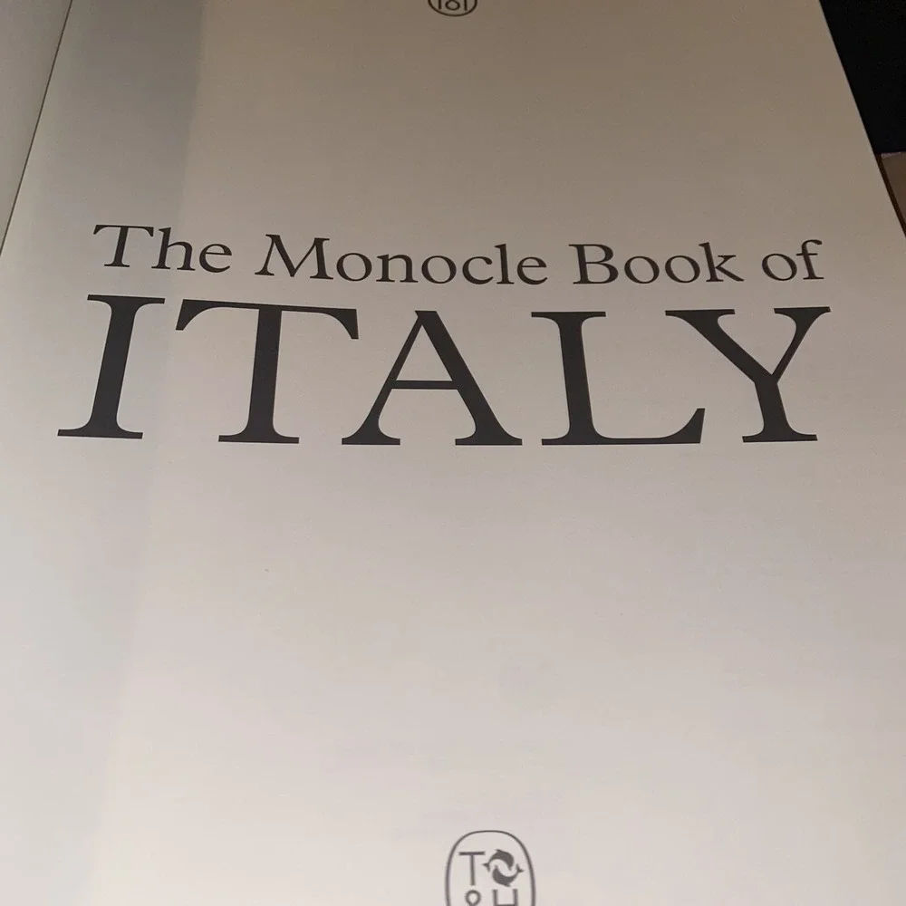 The Monocle Book of Italy Hardcover Book- 9780500971130